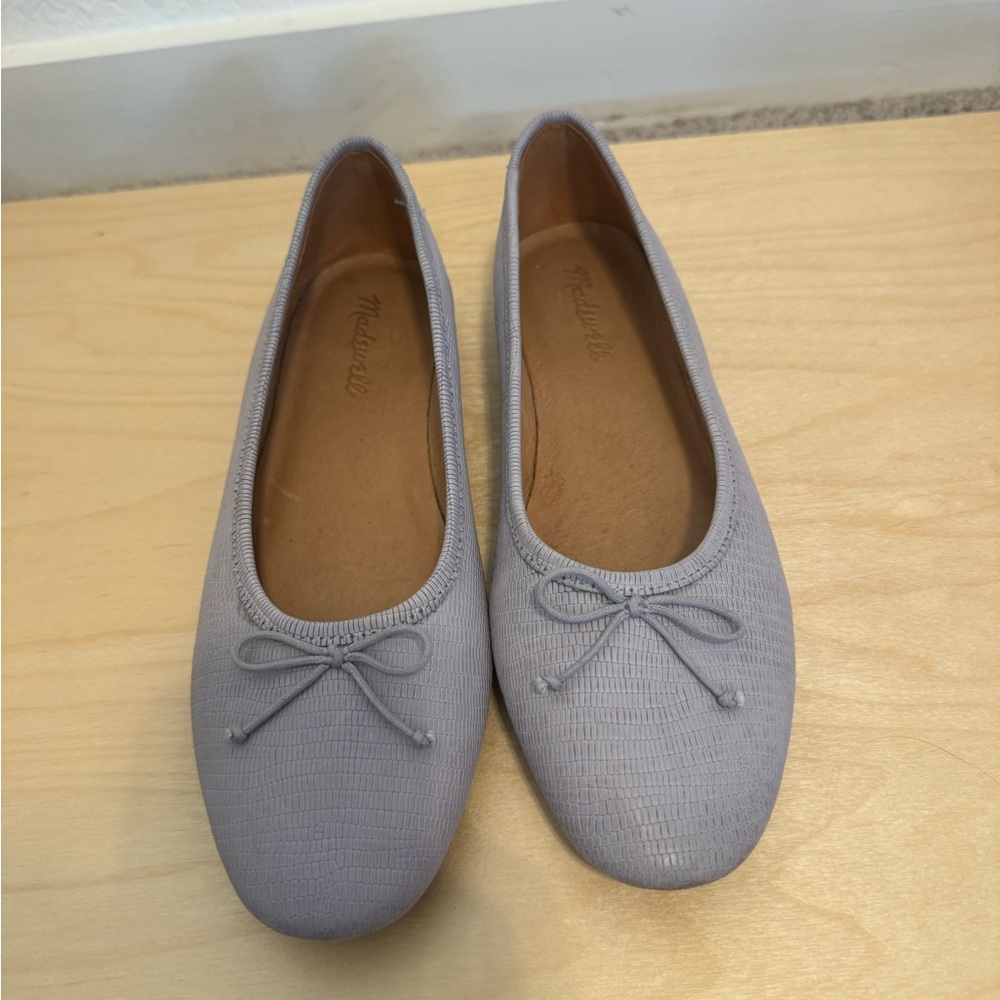 Madewell Lavender ballerina flats- 8- good condition